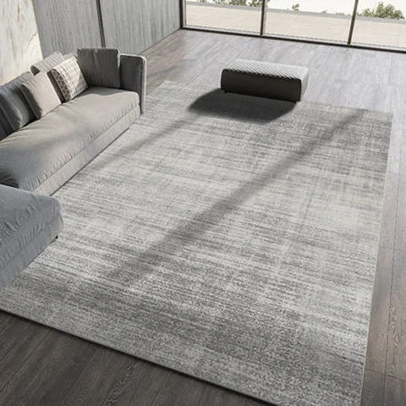 Modern Nordic Soft Lounge Rug – Washable Anti-Slip Large Area Carpet for Living Room & Bedroom, 24 Colors & 10 Sizes