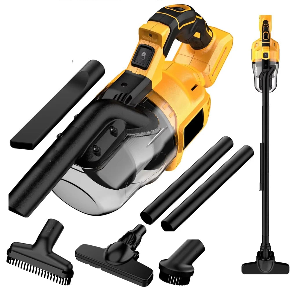 5-in-1 Handheld Electric Vacuum Cleaner – 400W Powerful Motor, 46 CFM for Floor, Carpet & Car