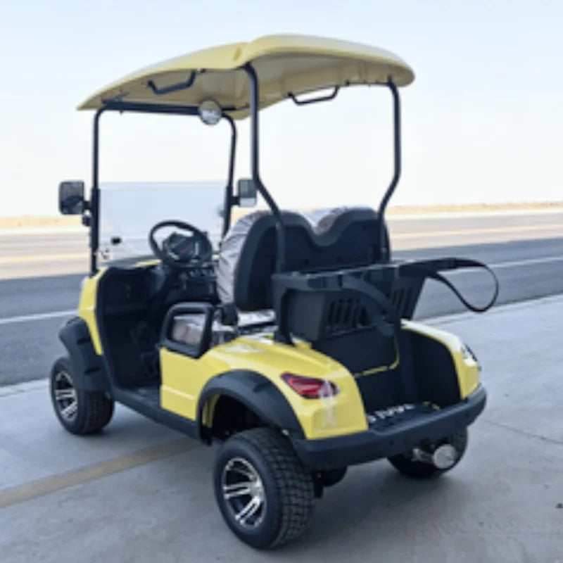 Touring Electric Golf Cart — Multi-Purpose Hunting Cart with Folding Windshield & Touch Display