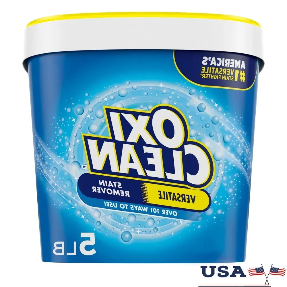 101 Uses, One Powerful Powder — Oxygen Laundry Booster & Versatile Stain Remover | 5 lb, Color-Safe, Chlorine-Free, Septic Safe