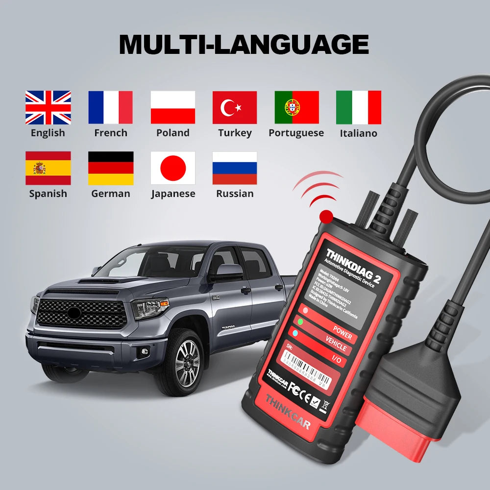 THINKCAR Thinkdiag 2 OBD2 Scanner — Full System Diagnostic