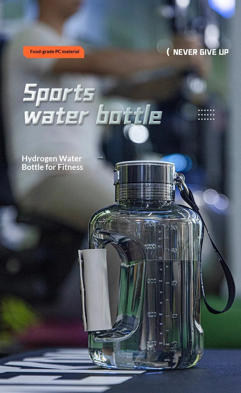 Hydrogen Water Bottle 1.5L — Portable Hydrogen-Rich Water Generator for Gym & Outdoor Fitness