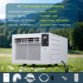 Portable Air Conditioner with R290 Refrigerant — Real Compressor Mini Window AC with Fast Cooling & Remote Control