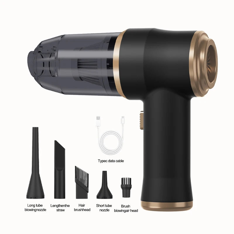 Wireless Portable Handheld Vacuum Cleaner — 7W Cordless Mini Vac for Car, Carpet, Sofa & Keyboard