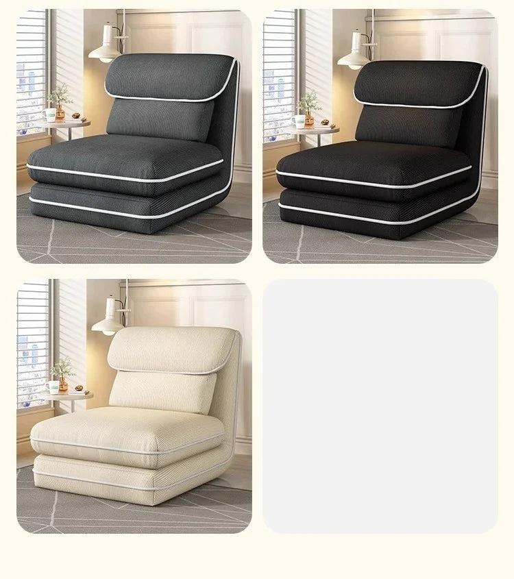 Foldable Fabric Sofa Bed — Lazy Tatami Lounge Chair