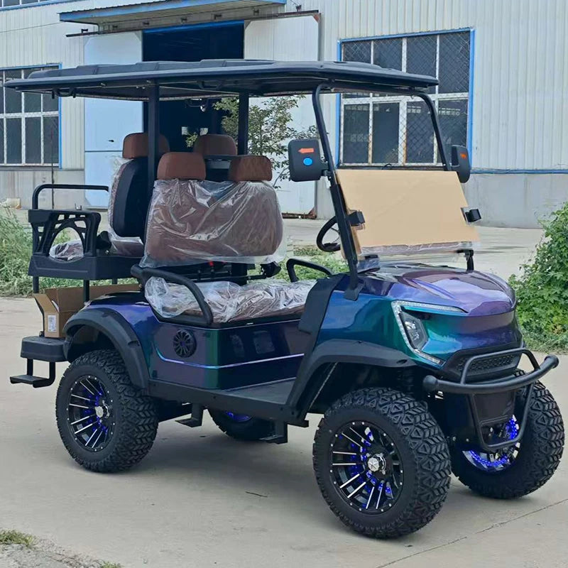 4 / 6 Seat Electric Golf Cart — Club Car Style Off-Road Electric Carrito with G-Wagon Seats & Petrol Option