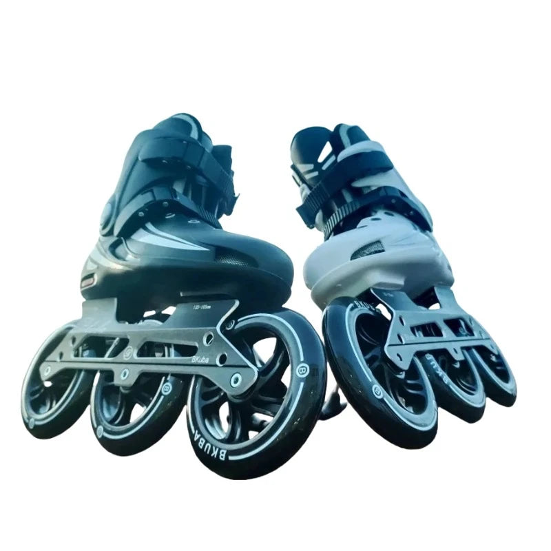 Pro 3-Wheel Inline Speed Skates – Racing Skates for Kids, Indoor & Outdoor Sports
