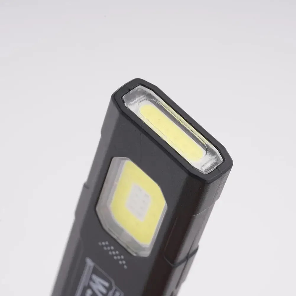 Mini COB LED Keychain Flashlight – USB-C Rechargeable, 5-Mode, IPX6 Waterproof EDC Pocket Light
