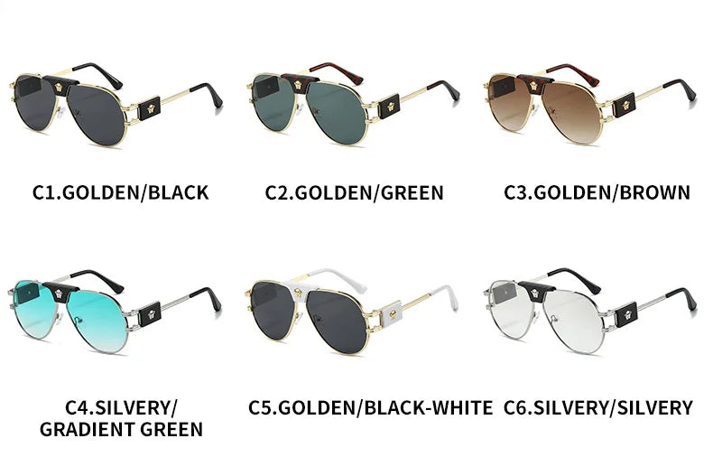 Women's Classic Aviation Pilot Sunglasses | Designer UV400 Sun Glasses