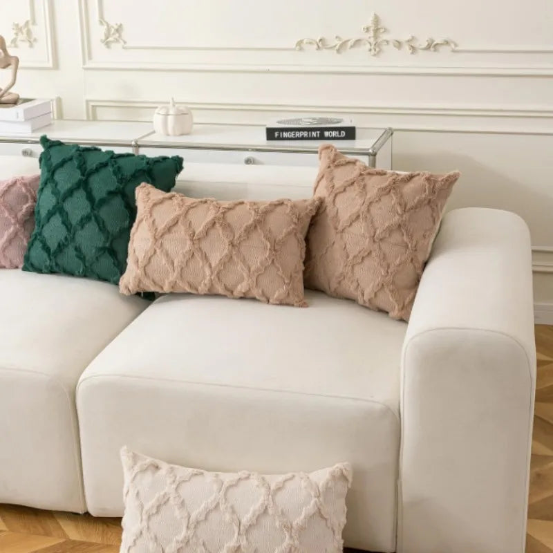 Faux Fur Luxury Plush Throw Pillowcase – Soft Decorative Cushion Cover, Multiple Colors & Sizes
