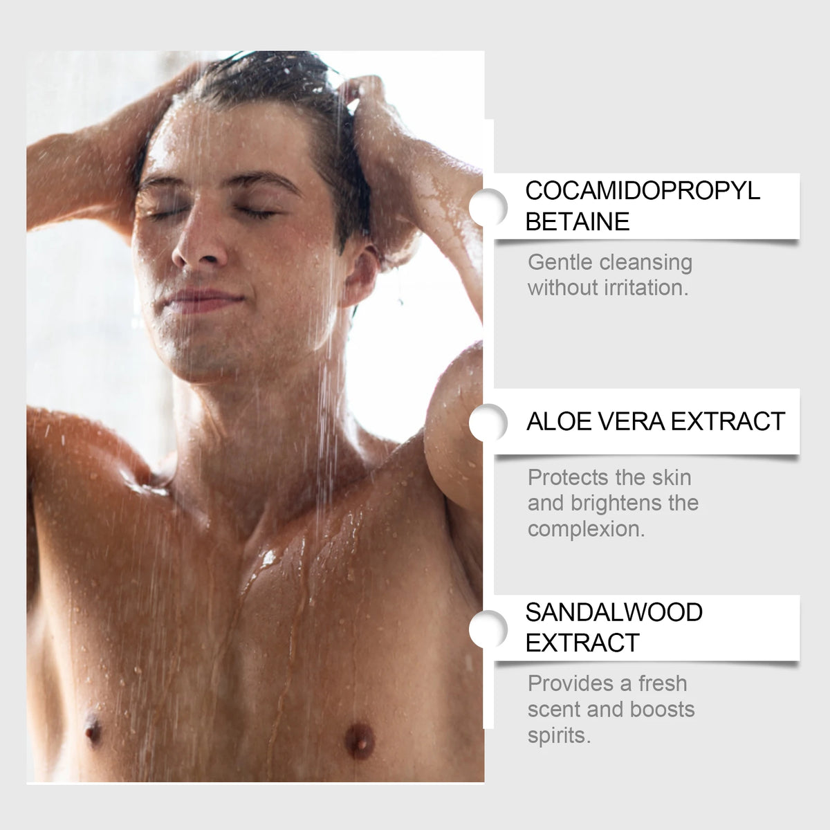OceAura 2-in-1 Shampoo & Body Wash for Men – Moisturizing Scalp Cleanser & Hair Wash