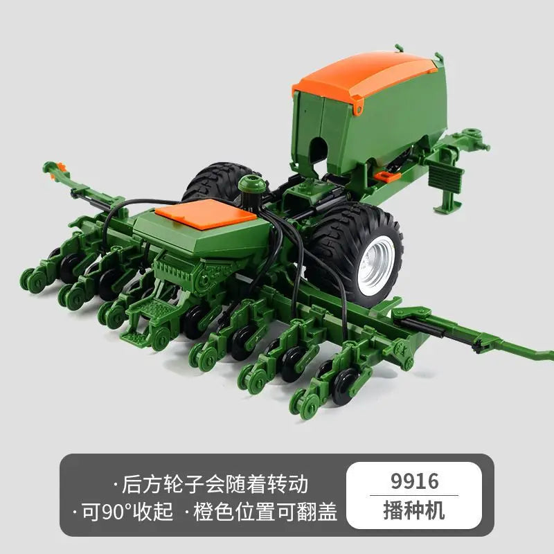 Farm Tractor Toy with Trailer & Accessories – Simulation Farmer Vehicle Set for Kids
