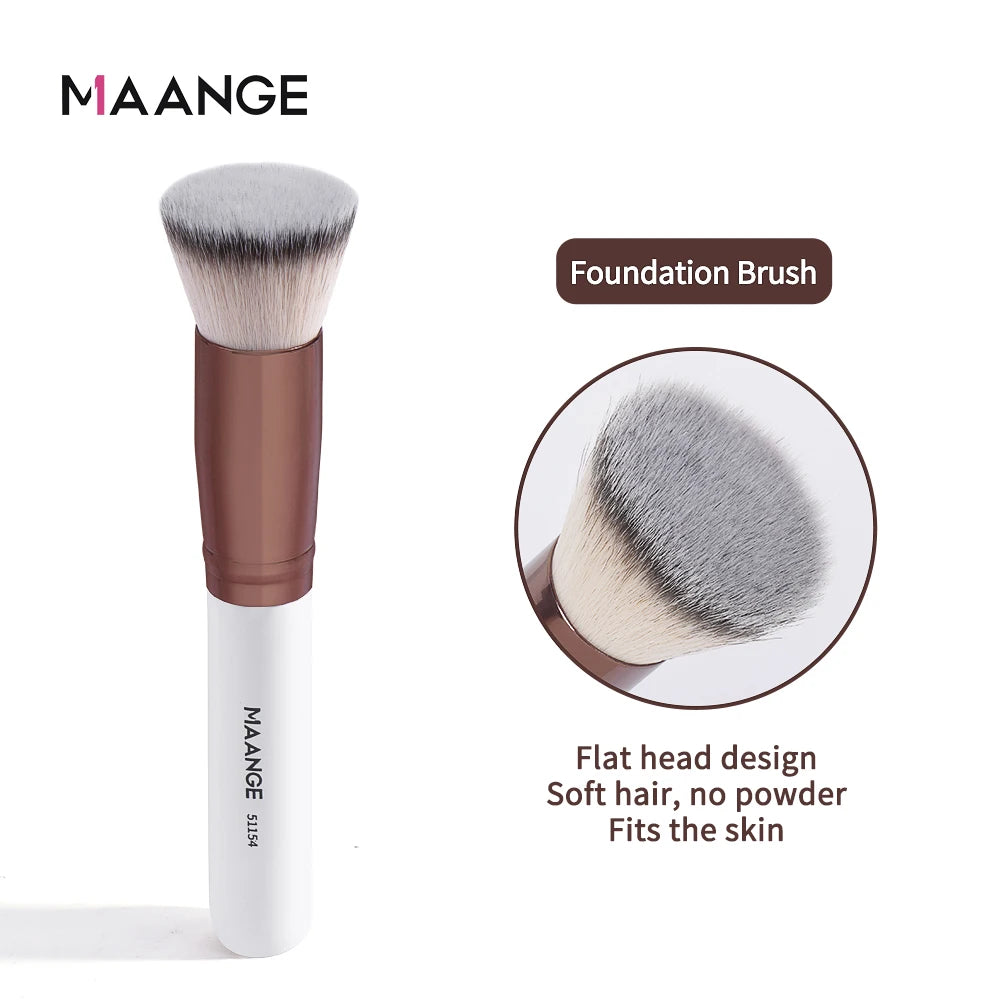 MAANGE Single Makeup Brush with Box — Foundation & Blush