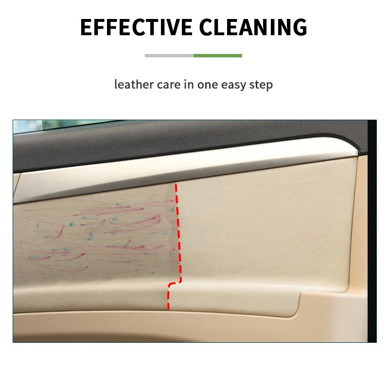HGKJ S21 Car Interior Cleaner Spray — Water-Free Multipurpose Auto Dash, Leather & Fabric Cleaner