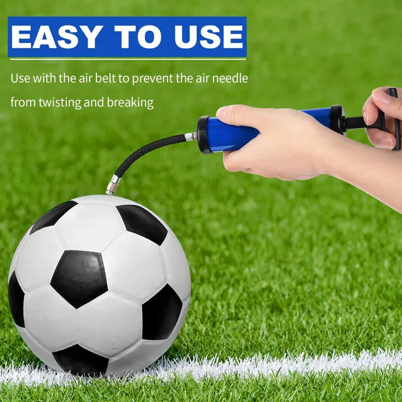 Portable Ball Pump with Needle & Nozzle – Multi-Sport Inflator for Football, Basketball, Volleyball & Swimming