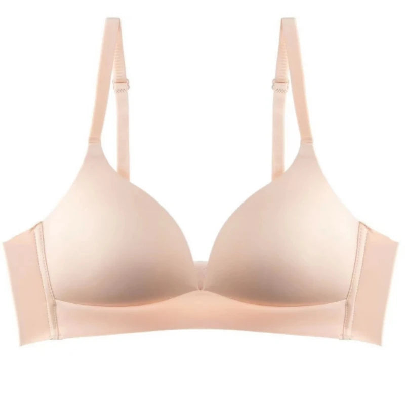 Japanese Seamless Deep-V Wireless Push-Up Bra — Comfortable Everyday Lingerie