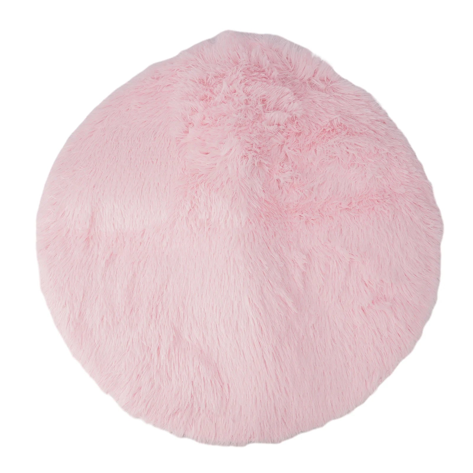 Super Soft Shaggy Area Rug – Anti-Slip 4cm Pile Round Rug for Living Room & Bedroom, 12 Colors & 3 Sizes