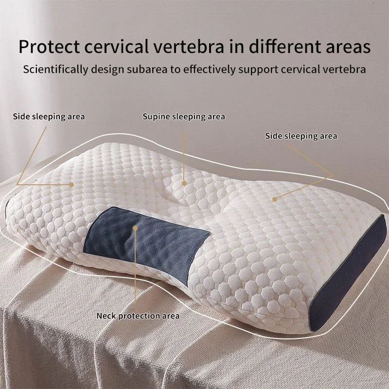 Spa Massage Pillow — Washable Non-Collapse Cervical Support Pillow for Home, Spa & Gift