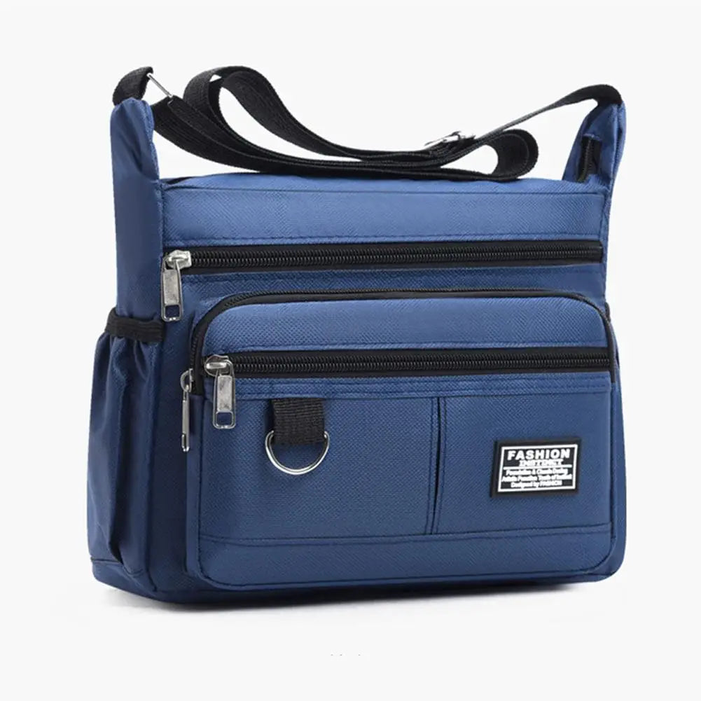Men's Large Capacity Crossbody Bag – Multi-Pocket Business Shoulder Handbag in 4 Styles