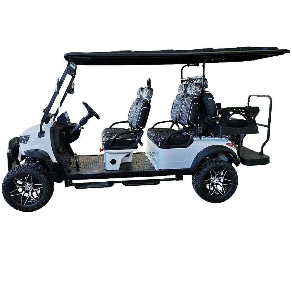 Electric Golf Cart — 6 Seater 4-Wheel Drive Luxury Model, 48V, 30–50 km/h, 70–90km Range