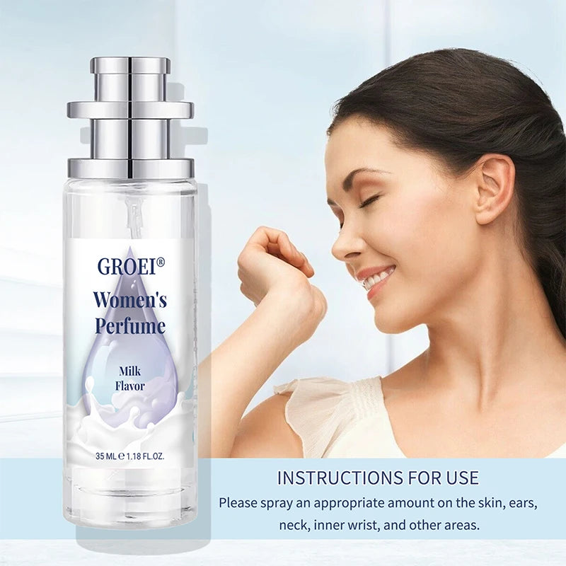 Baby Milk & Fruity Body Mist Perfume for Women – Alcohol-Free, Long-Lasting, 30ml / 35ml