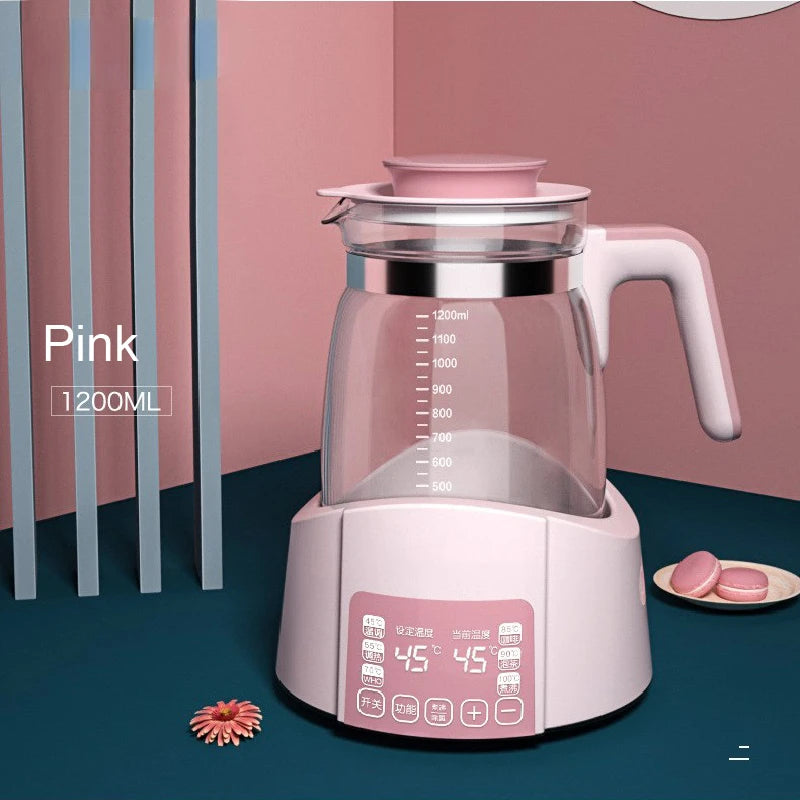 Smart Infant Milk Warmer & Thermostatic Kettle – 1.2L Auto Warm, Insulation Pot for Baby Formula & Milk Powder