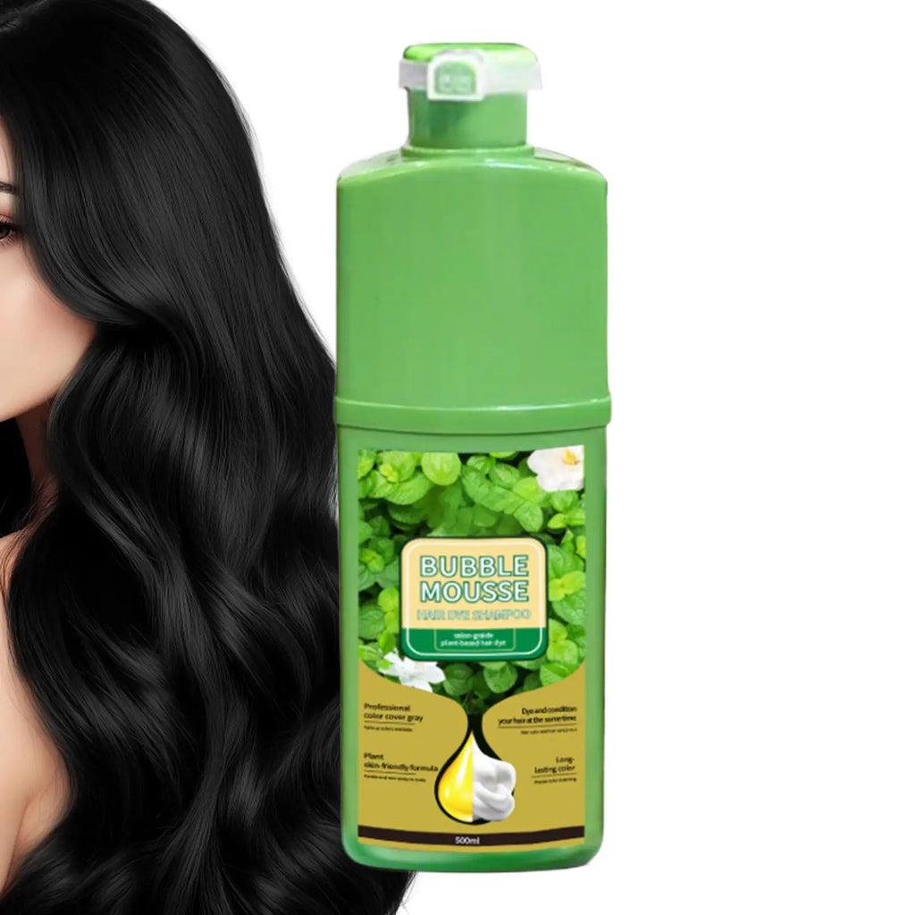 Natural Plant Herbal Hair Dye Shampoo 5 Minutes Change Hair Color Non-irritating Repairs Gray White Hair Care Products Women Men