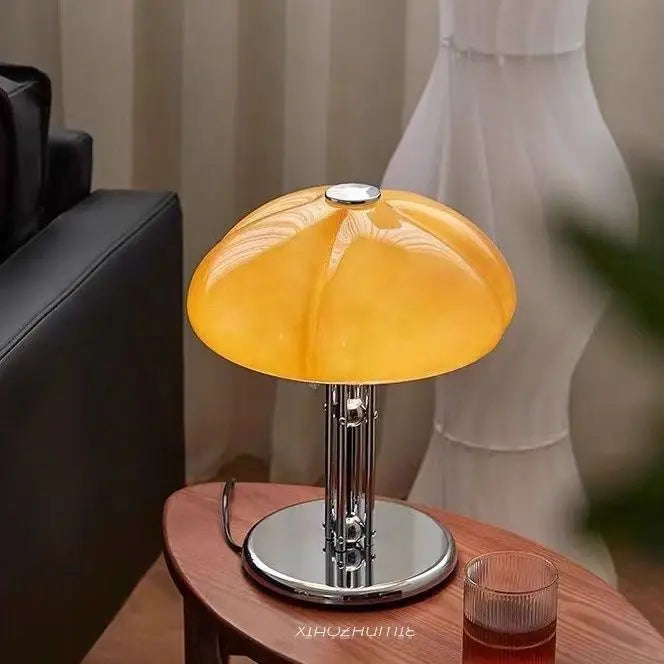 Mushroom Table Lamp – Warm White Button Control