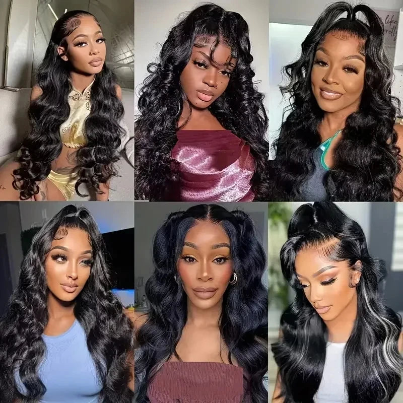 180% Density Brazilian Lace Front Wig | HD 13x4 Bleached Knots Pre-Plucked Transparent Lace Frontal