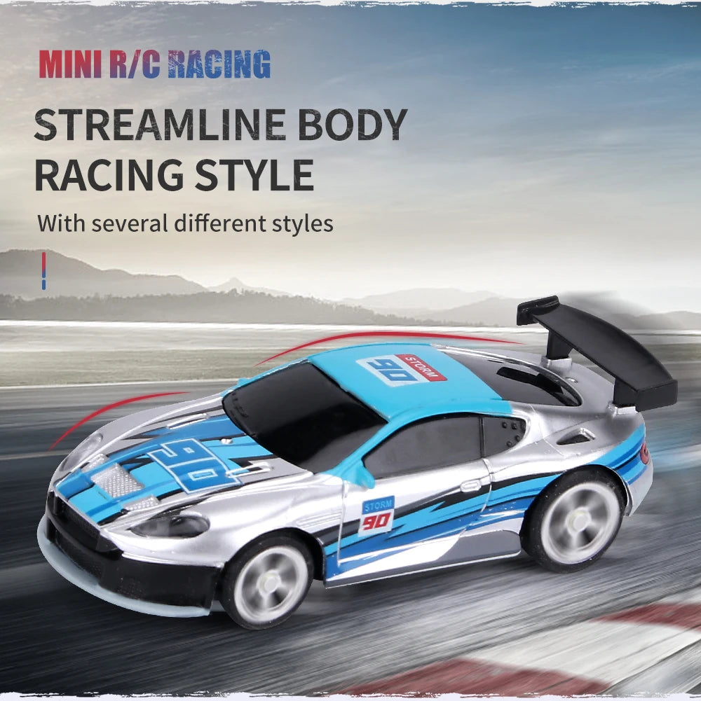 1:58 Scale Mini RC Car – Bluetooth Drift Buggy in Collectible PVC Can Pack
