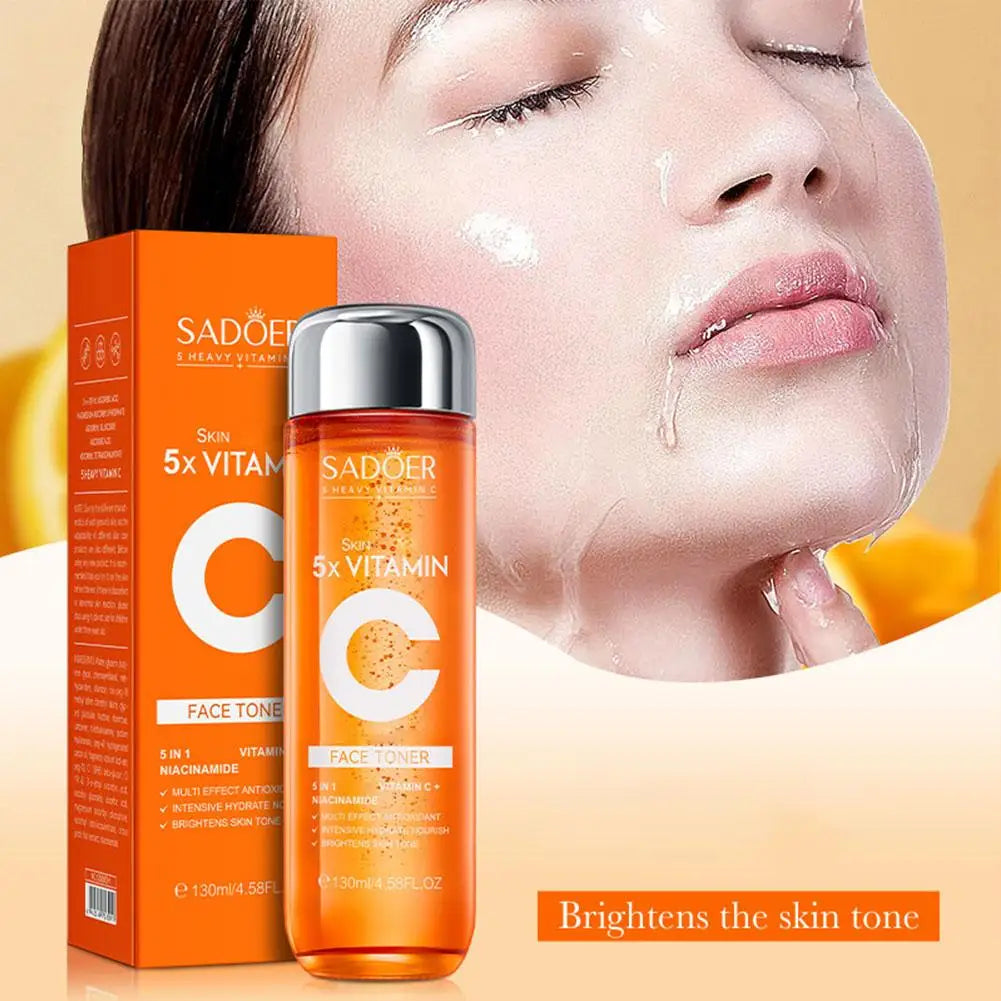 Vitamin C Firming & Lifting Skincare Set – Brightening Serum, Toner & Face Cream