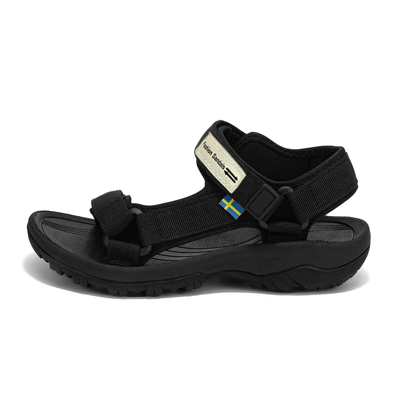 Women's Non-Slip Flat Beach Sandals – Breathable Casual Walking Shoes