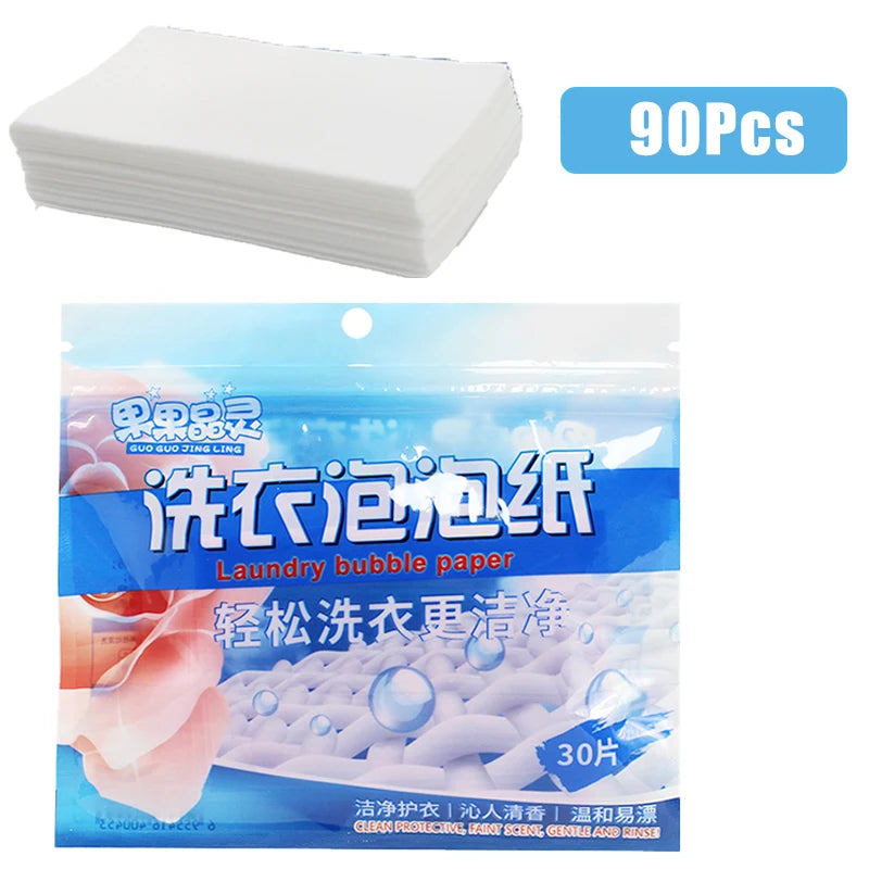 Laundry Anywhere, Anytime — Portable Concentrated Laundry Tablets | 30/60/90/120 Count, Pink & White, Travel-Ready, Long-Lasting Scent