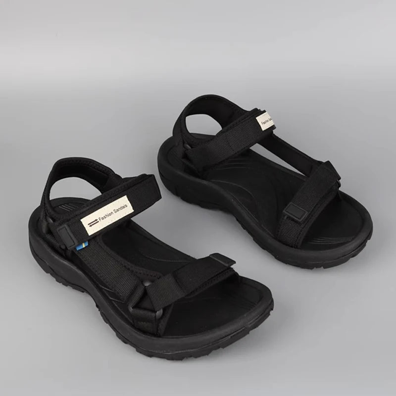 Women's Non-Slip Flat Beach Sandals – Breathable Casual Walking Shoes
