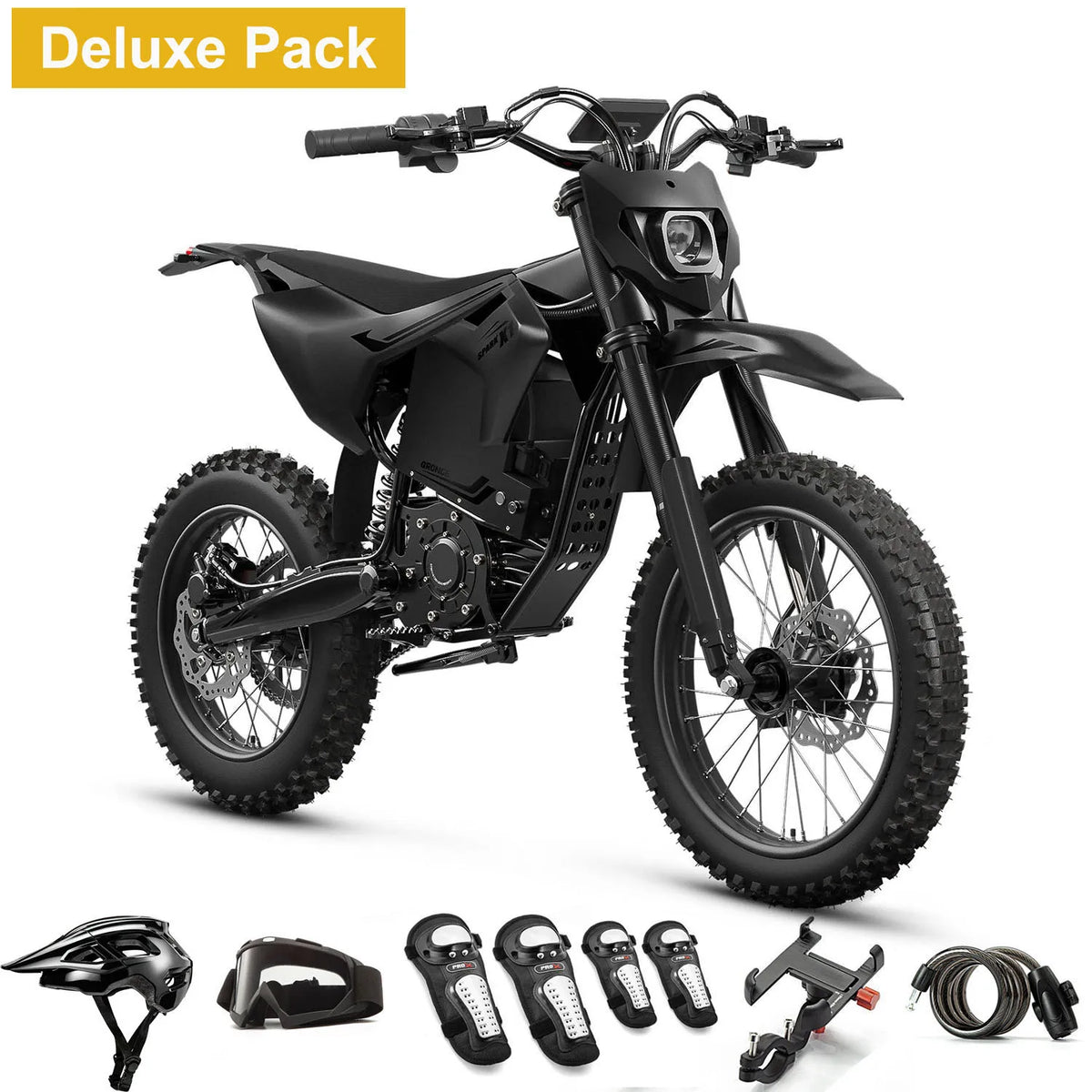 X1 Spark L Electric Dirt Bike – 60 Mile Range