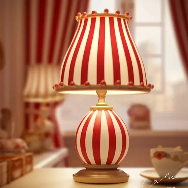 Ceramic Accent Lamp – E27 LED & Knob Control