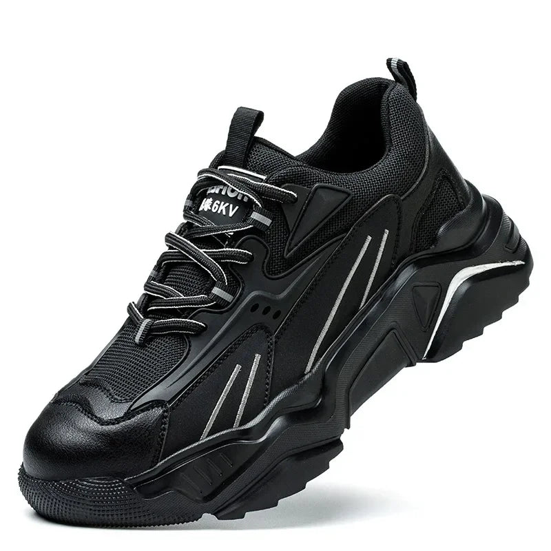 Steel Toe Safety Sneakers – Kevlar Anti-Puncture Insulated Work Shoes