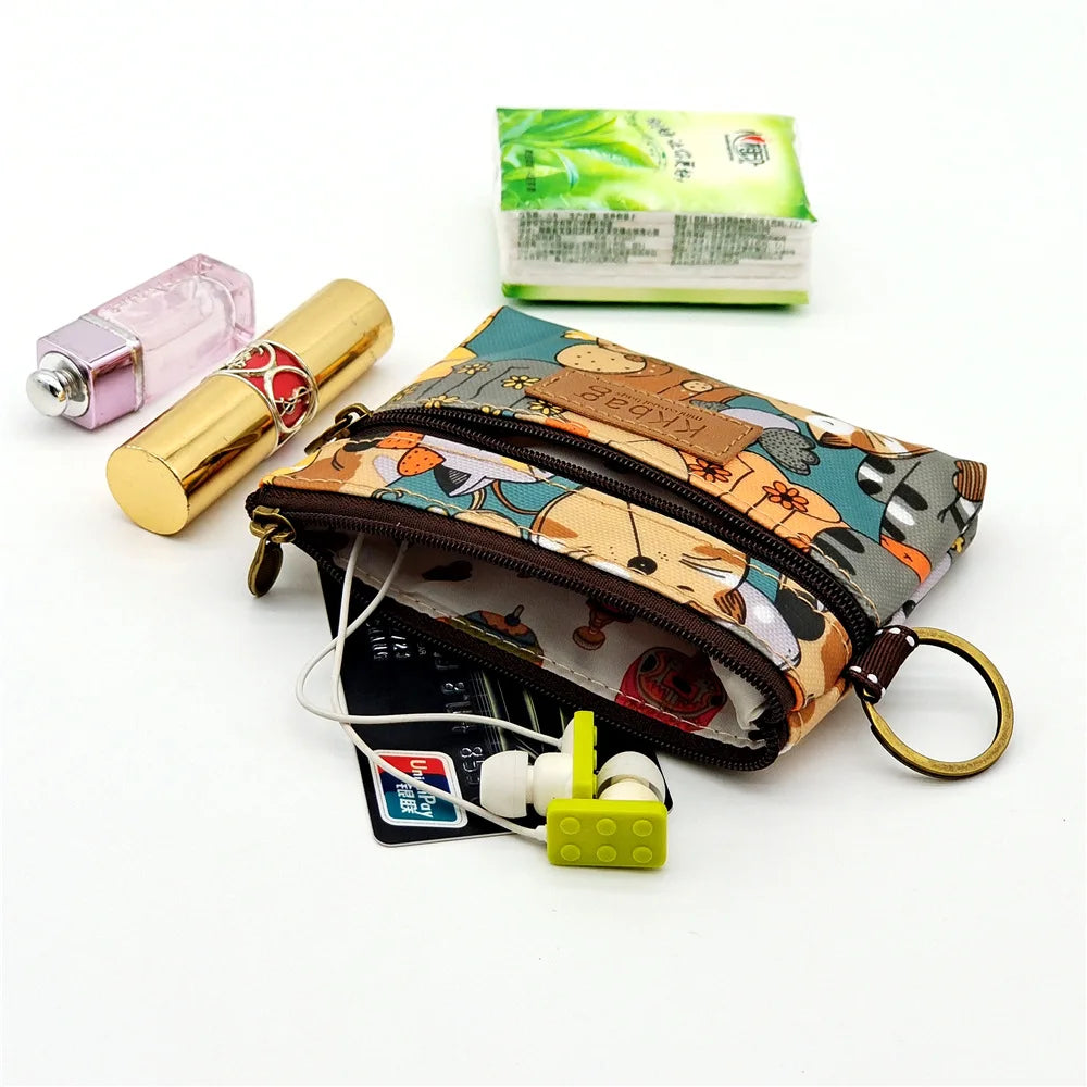 Cute Animal Coin Purse – Kawaii Zipper Wallet & Card Holder for Women, Girls & Students