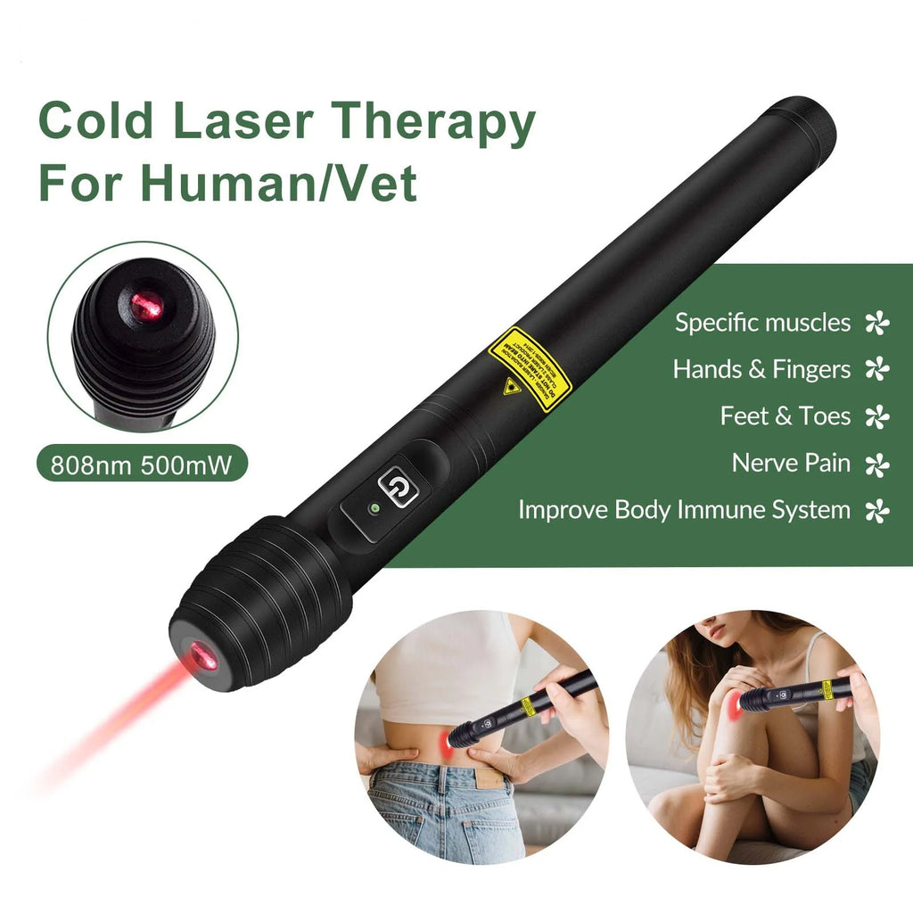 500mW IR Laser Acupuncture Pen – Electric Needle Therapy for Pain Relief & Management