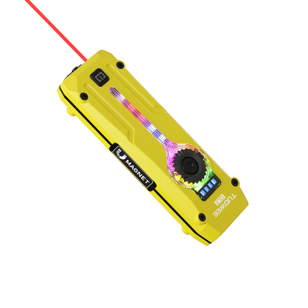 EDC Flat Pro Rechargeable Flashlight – Red Beam, RGB, UV & LED Combo Pocket Light for Outdoors & Emergencies