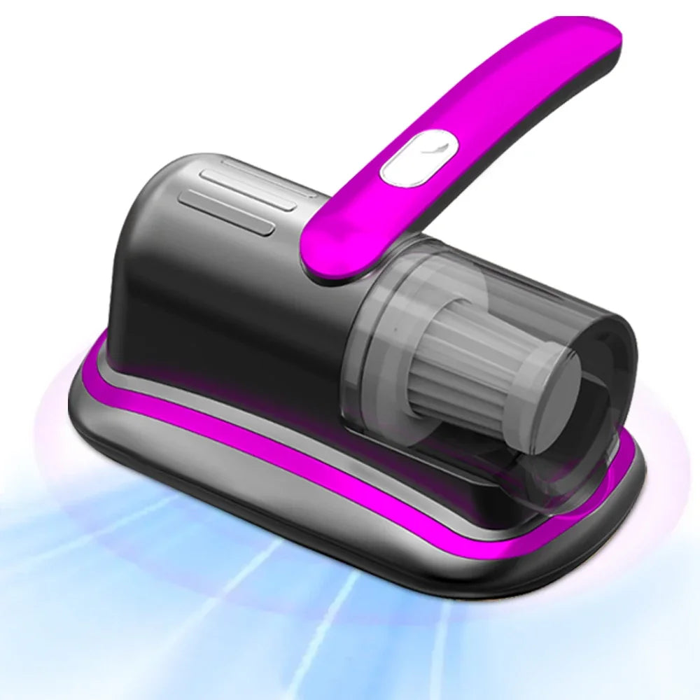 Wireless Handheld Mattress Vacuum Cleaner – UV-C Light, HEPA Filter, Ultrasonic Vibration, 12Kpa