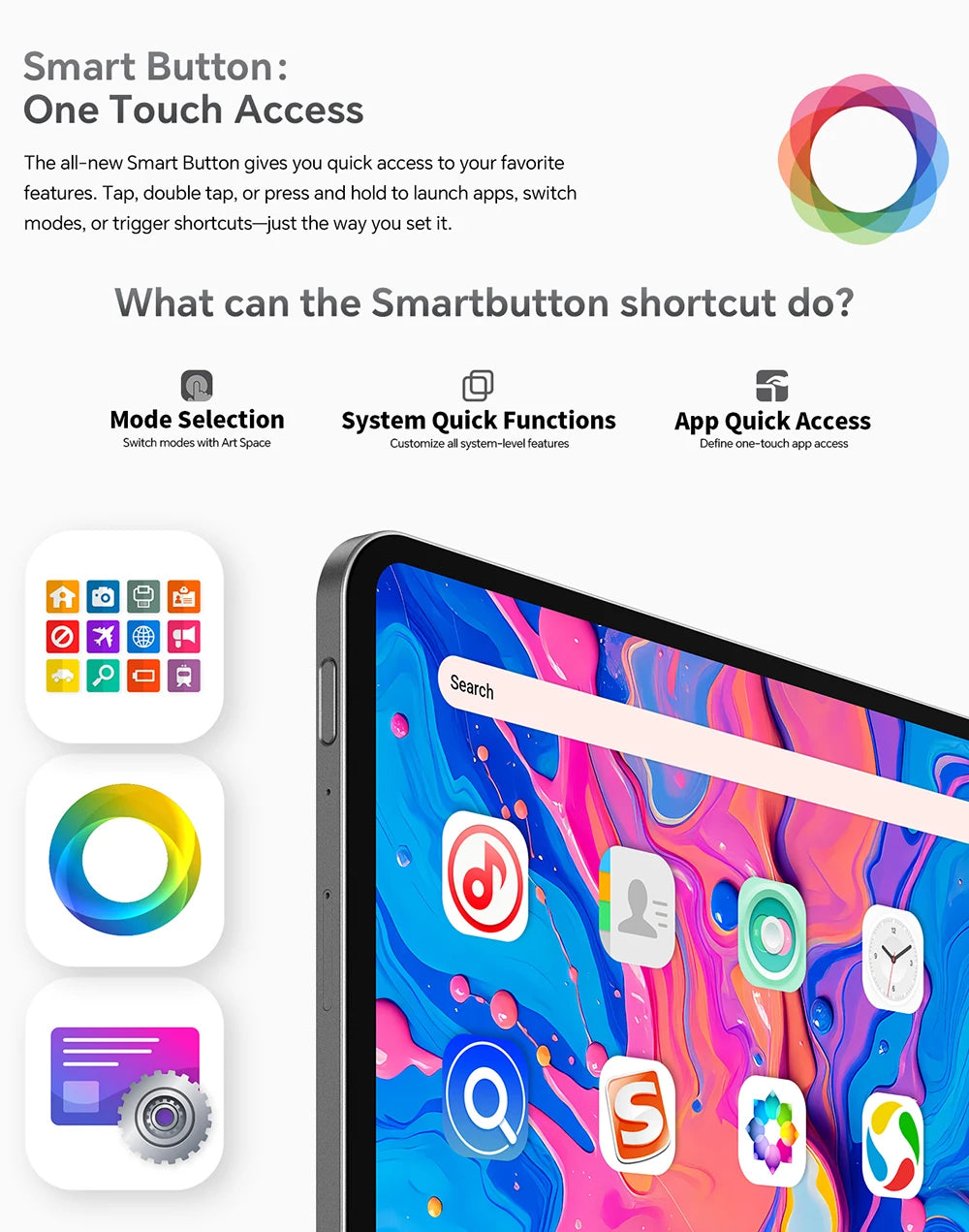 Teclast ArtPad Pro 12.7" 2.2K Android 15 Tablet – 8GB RAM, 256GB, 4G LTE, 10000mAh