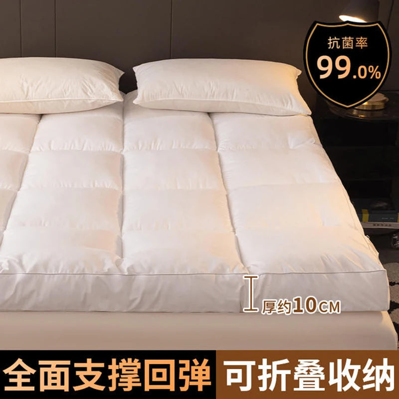 Hotel-Grade Thickened Mattress Topper – Soft Cushion for Single & Double Beds, Dorm & Home