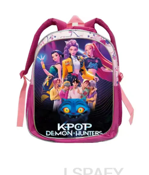 KPop Character Kids Backpack – Lightweight 12-Inch School Bag