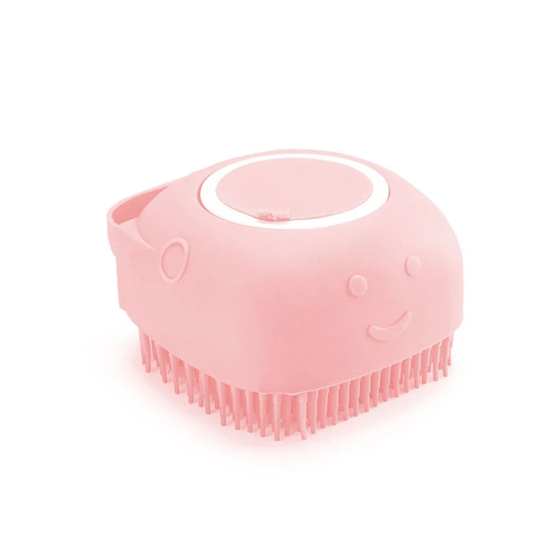 Silicone Pet Bath Massage Grooming Gloves