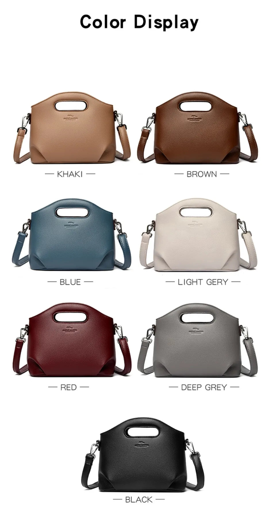 VANDERWAH Luxury Microfiber Leather Flap Shoulder Bag – Small Casual Tote Handbag for Women
