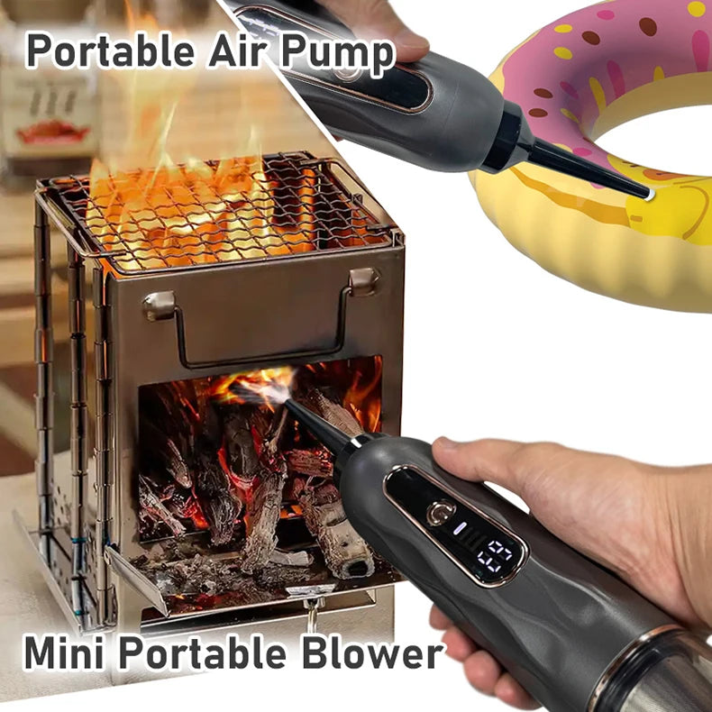 Cordless Mini Car Vacuum Cleaner – Gray Handheld