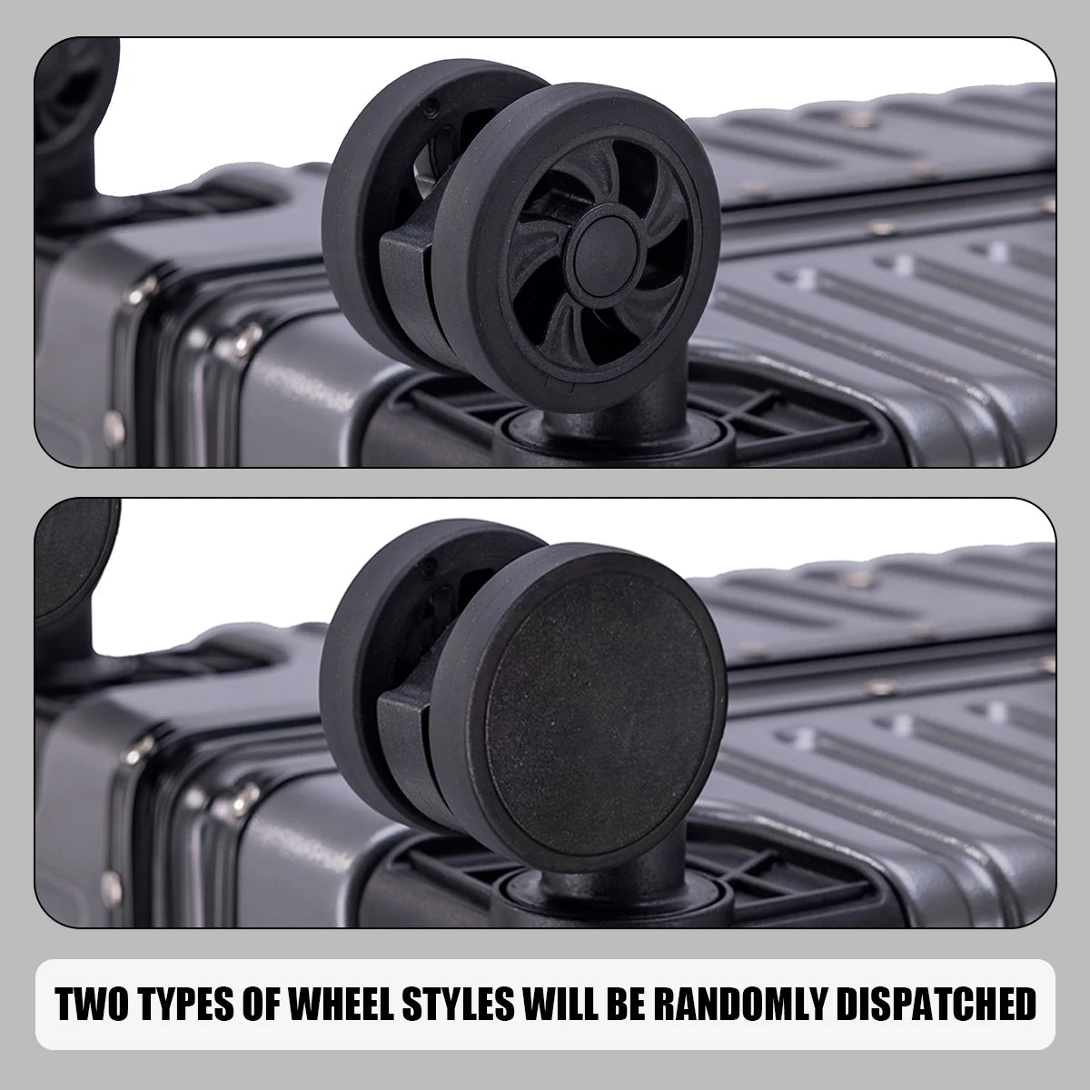 Aluminum Frame Trolley Luggage – USB & Combination Lock