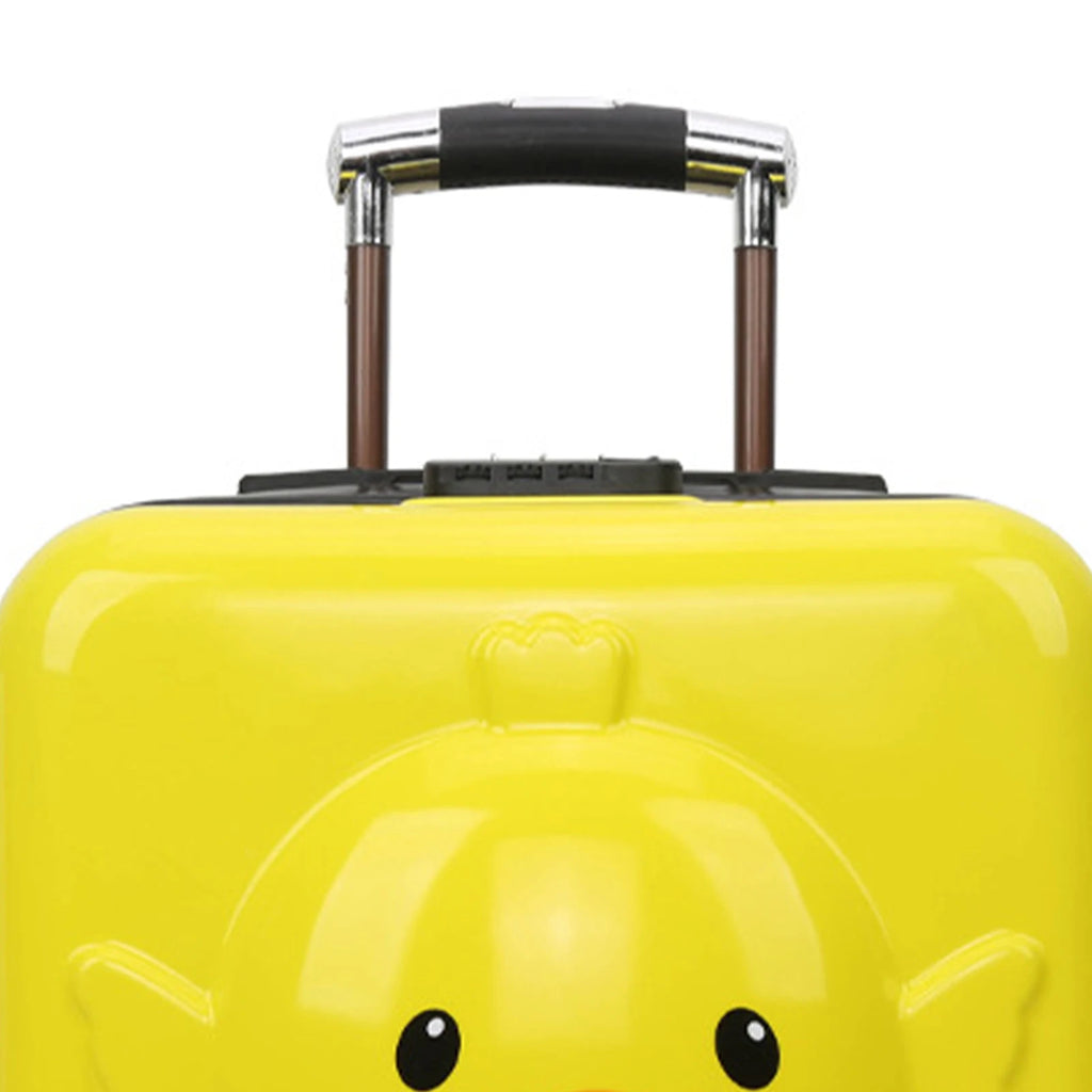 Kids 360° Spinner Trolley Luggage Set — Hard Shell Carry-On with Compartment Bag