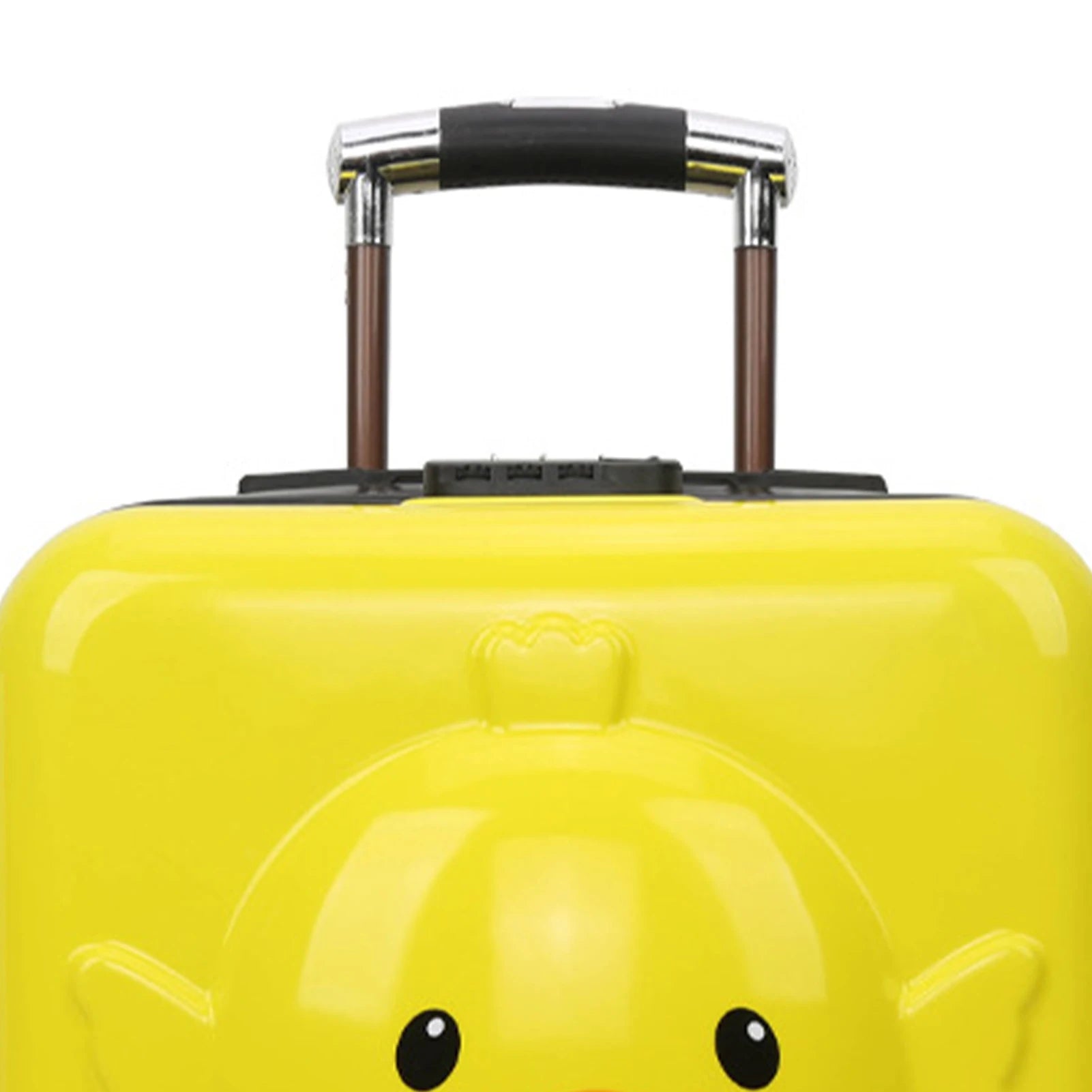Kids 360° Spinner Trolley Luggage Set — Hard Shell Carry-On with Compartment Bag